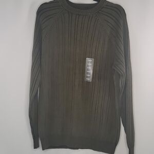 Vintage Liberty Army‎ Green Ribbed Sweater